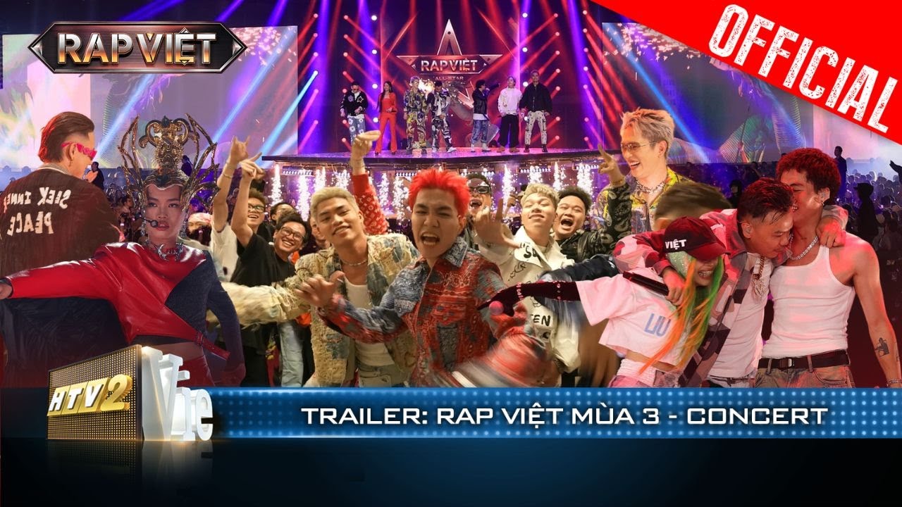 Trailer: Tận hưởng Rap Việt All-Star Concert 2023 chất lượng 4K siêu nét sớm nhất trên VieON