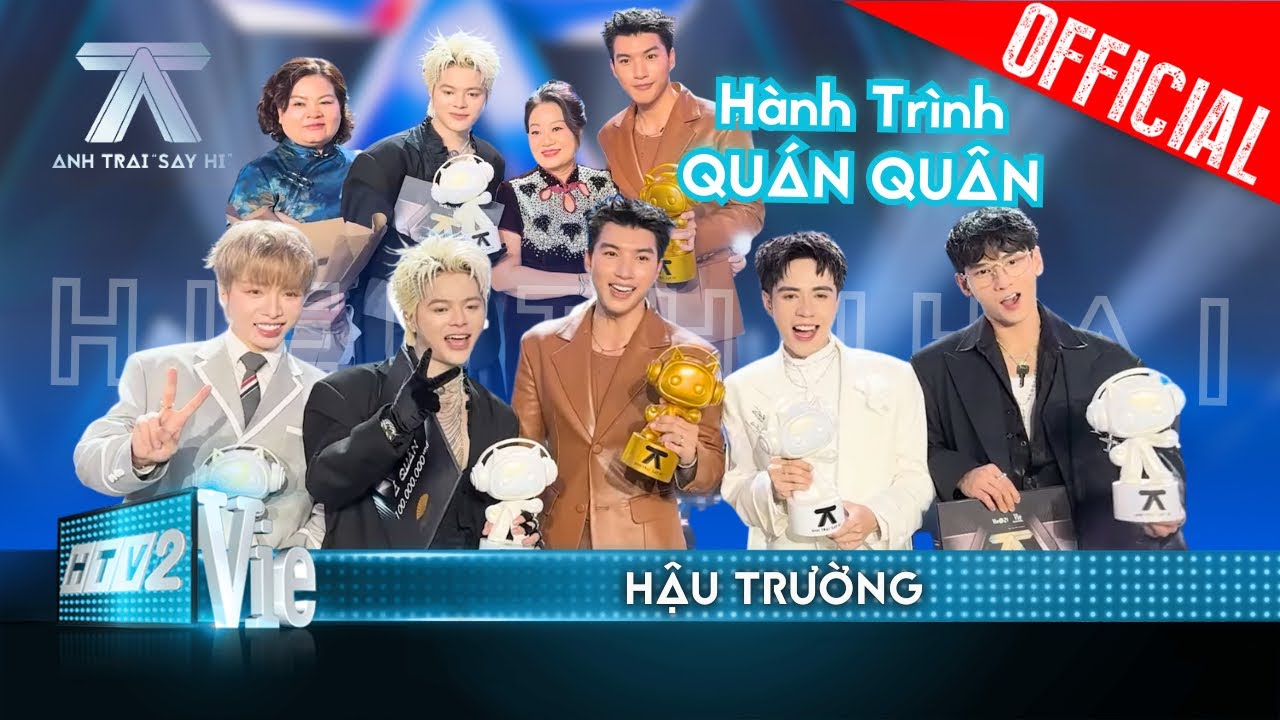 Quán Quân HIEUTHUHAI bất ngờ với BEST 5, bắt dính ôm mẹ RHYDER sau đăng quang | Anh Trai Say Hi