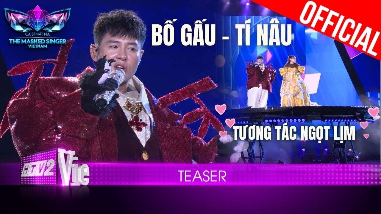 Mối lương duyên đáng yêu của Bố Gấu và Tí Nâu khiến fans thích mê | The Masked Singer Vietnam 2023