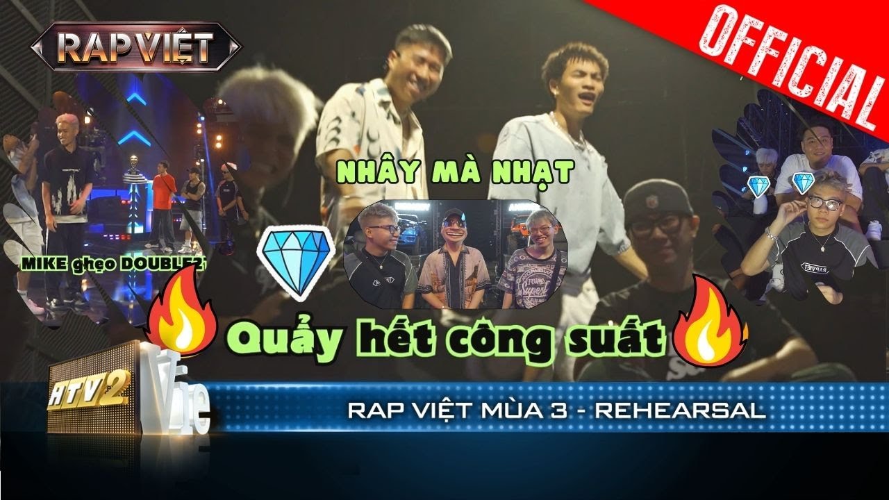 REAHEARSAL CYPHER: Hội Không Nón hơi vô tri, OgeNus dỗi Mikelodic vì ghẹo Double2T| Rap Việt 2023