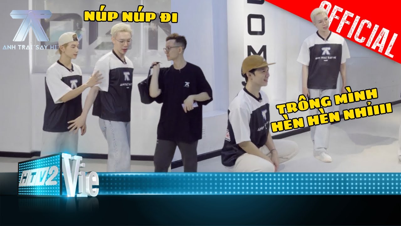 [BTS] Bộ 3 Erik - Jsol - Atus ngáo ngơ với những động tác nhảy núp núp | Anh Trai Say Hi