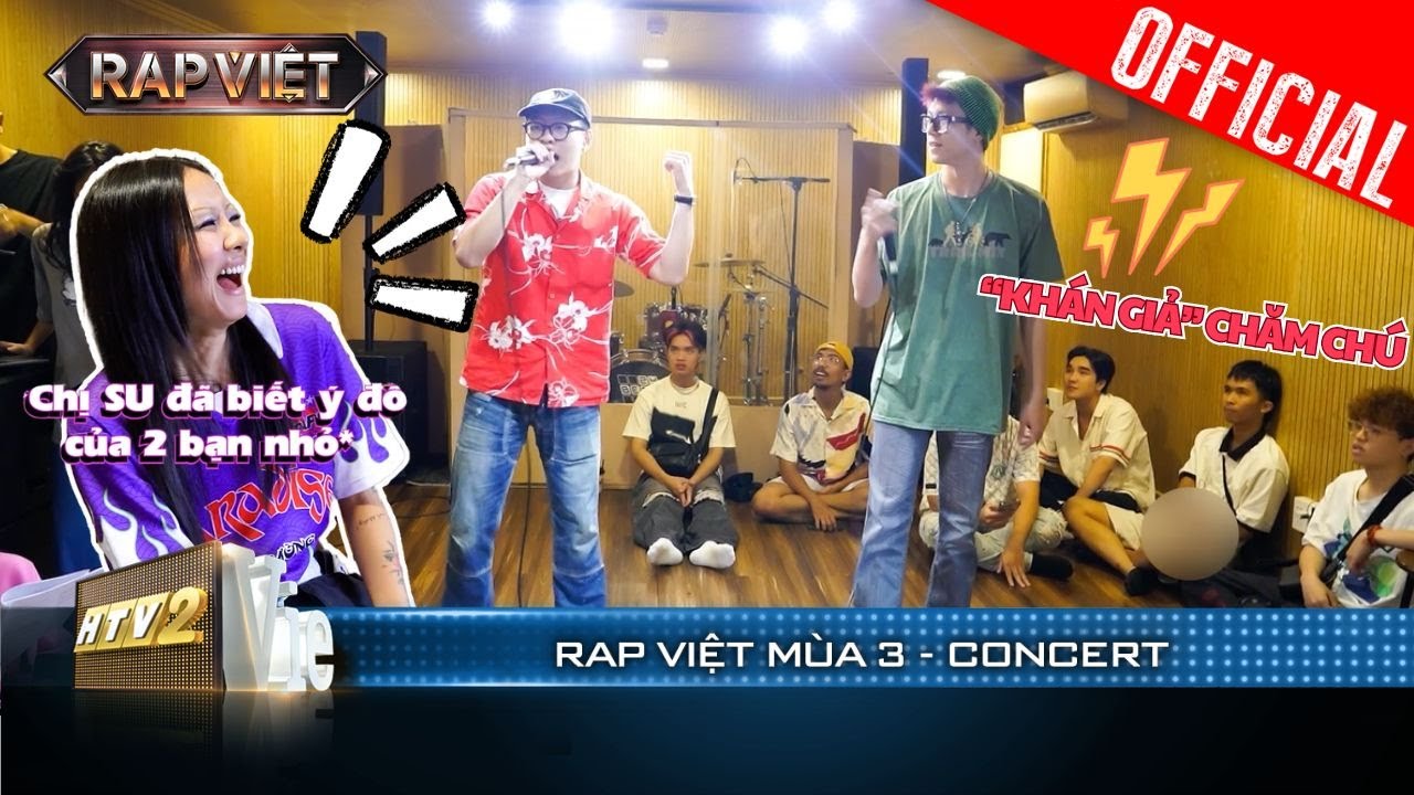 HTRV: Suboi bỏ chạy vì ngại trước màn rap tỏ tình của HURRYKNG - IndieK | Rap Việt 2023