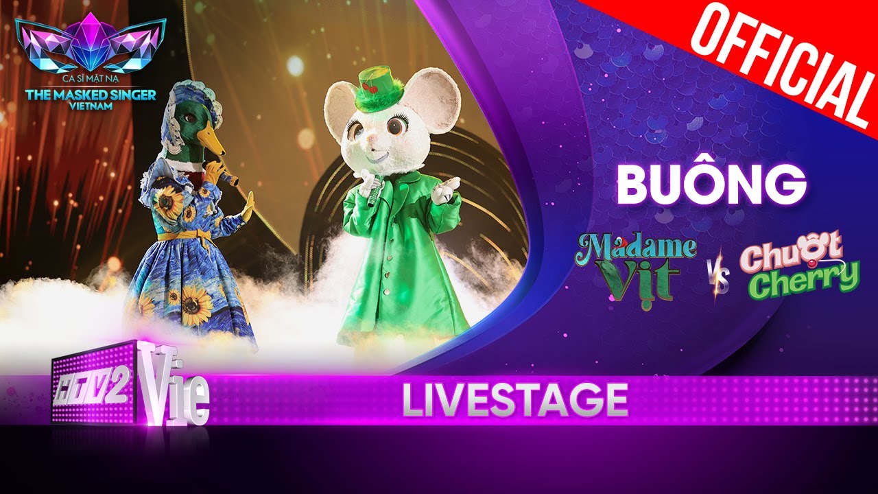 Đã tai màn battle Madame Vịt - Chuột Cherry với hit Buông|The Masked Singer Vietnam 2023 [LiveStage]