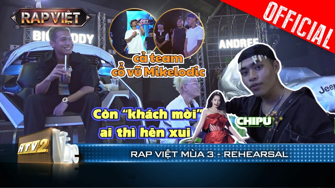 Tez ngỡ được thầy Big mời Chi Pu trợ diễn, Mikelodic chuẩn tune thủ live siêu đỉnh | Rap Việt 2023