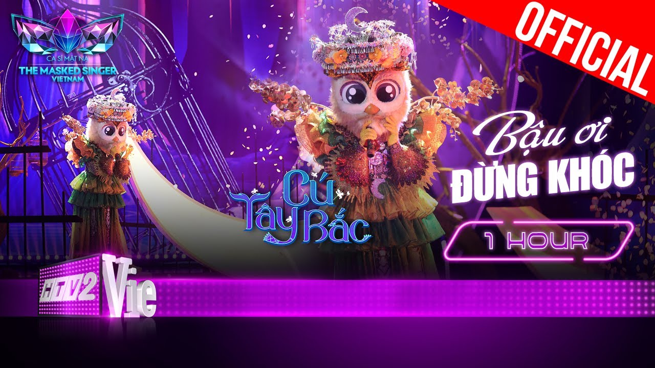 [1 HOUR] Bậu Ơi Đừng Khóc lấy đi nước mắt người nghe của Cú Tây Bắc | The Masked Singer Vietnam 2023