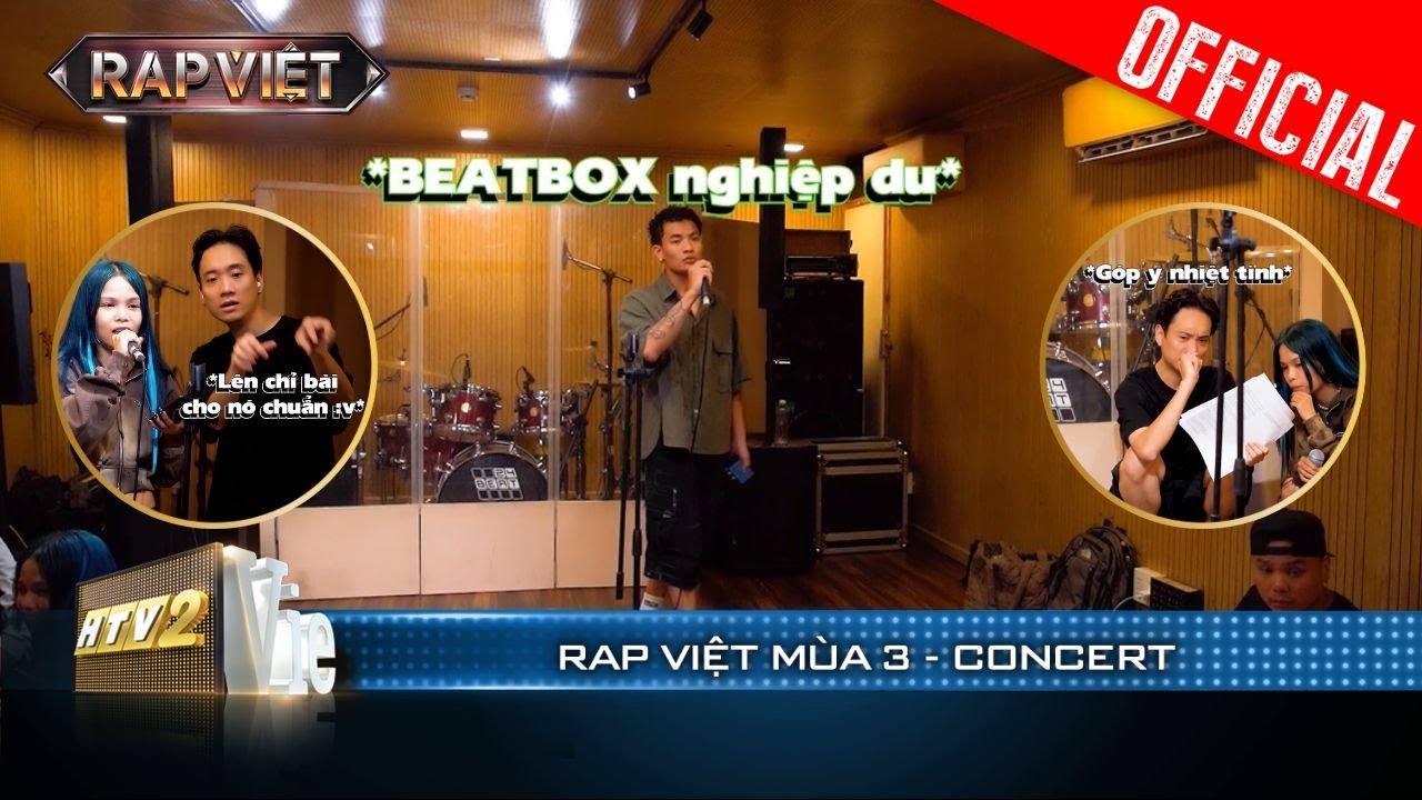 HTRV: Mikelodic thử tài beatbox, Liu Grace nhỏ con nhưng rap chiến cỡ này | Rap Việt 2023