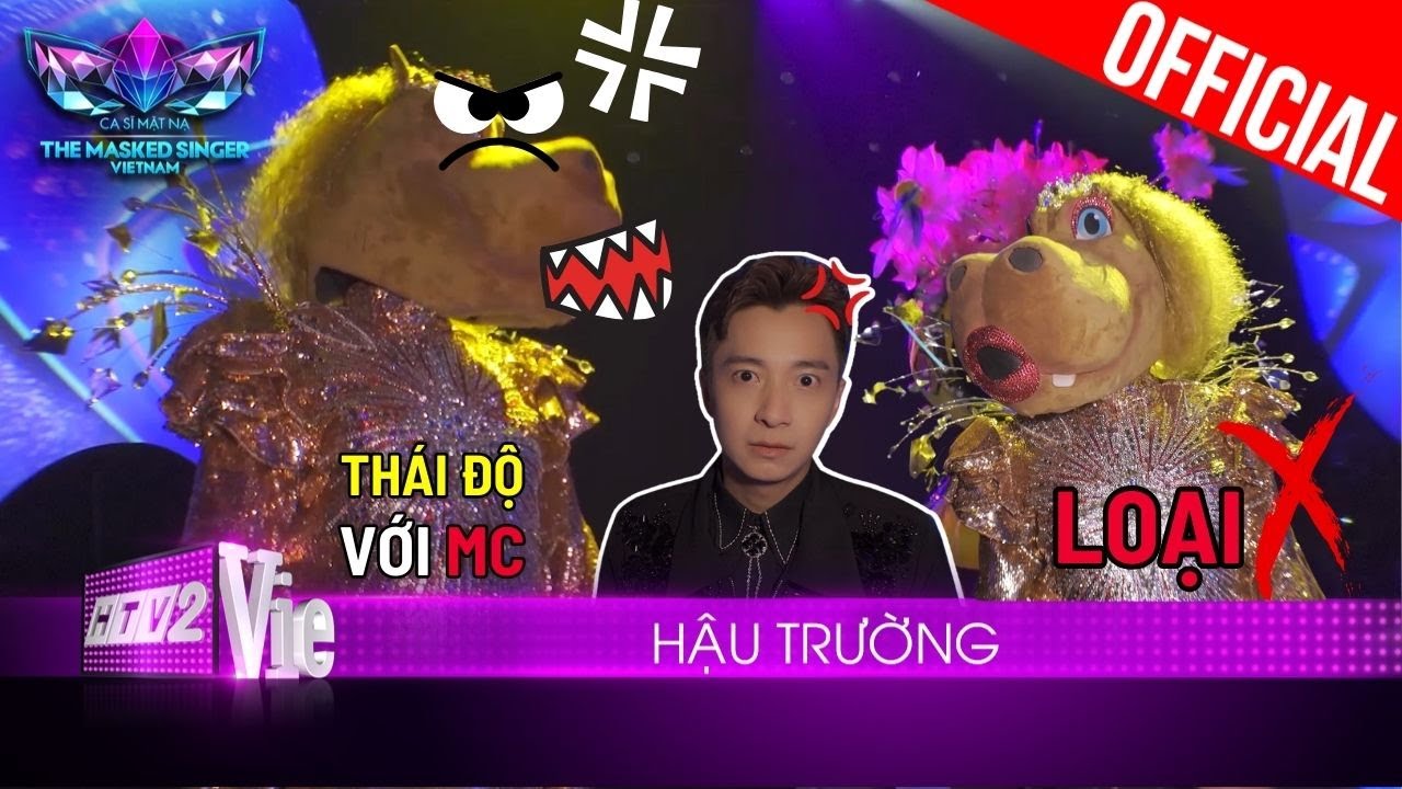 BTS: Ngô Kiến Huy đâm chọt không điểm dừng, HippoHappy giận xù đầu | The Masked Singer Vietnam 2023