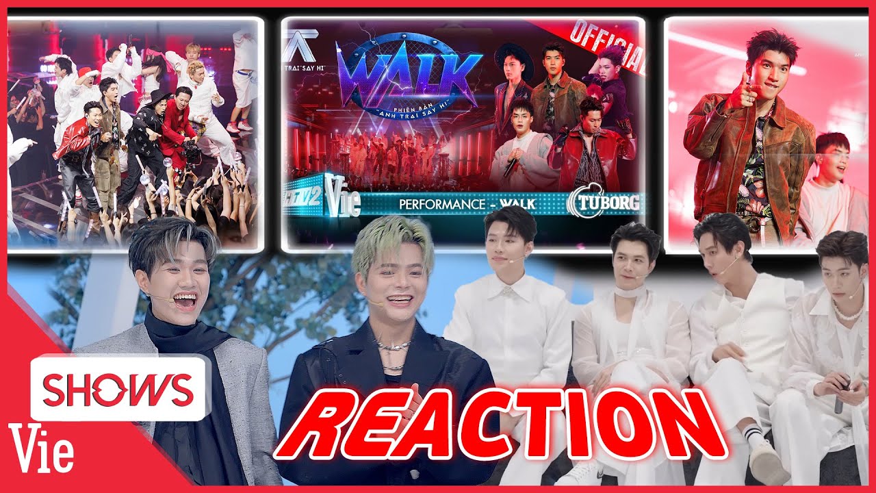 Reaction tiết mục WALK đậm chất HipHop, Pháp Kiều slay cùng GERDNANG | ANH TRAI SAY HI