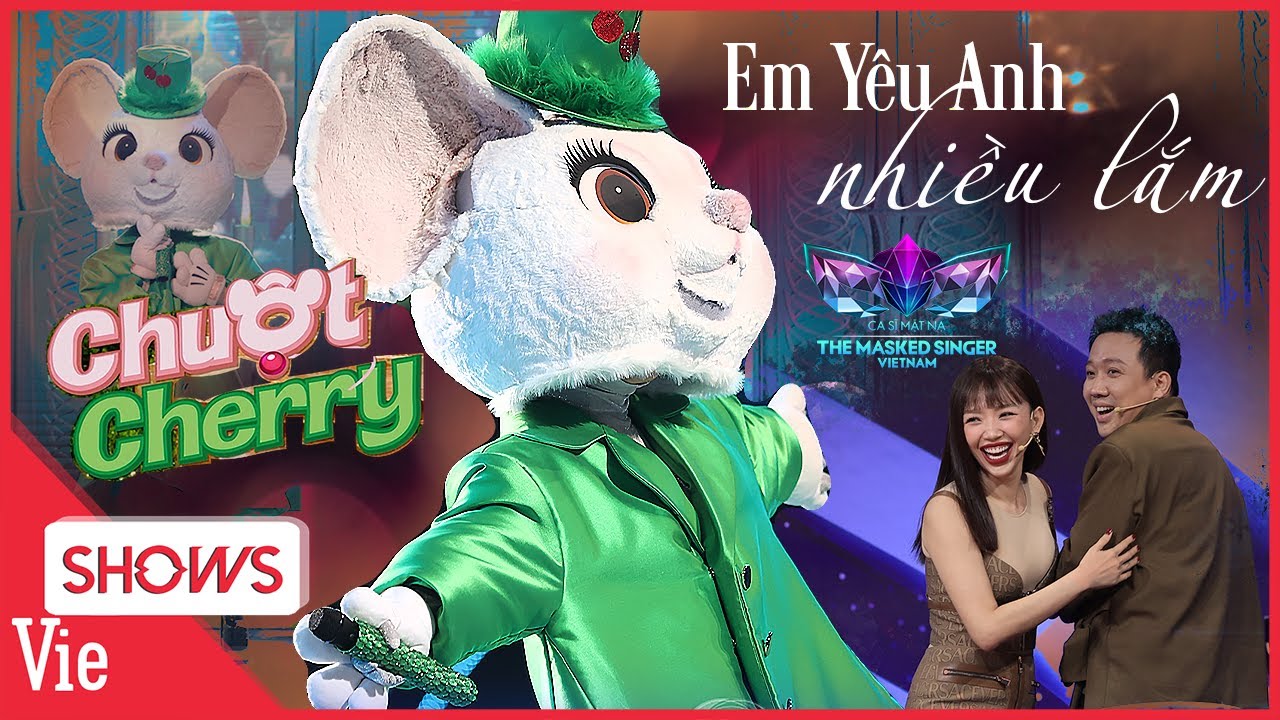 Chuột Cherry nhả giọng cực tình khiến mọi người mê đắm live Em Yêu Anh Nhiều Lắm| The Masked Singer