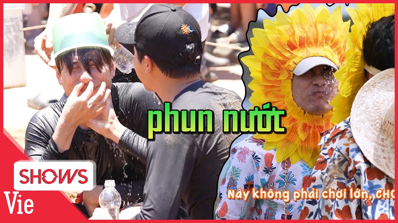 Kiều Minh Tuấn những lần bị PHUN NƯỚC ướt áo, Cris Phan chính là chủ mưu | 2 Ngày 1 Đêm