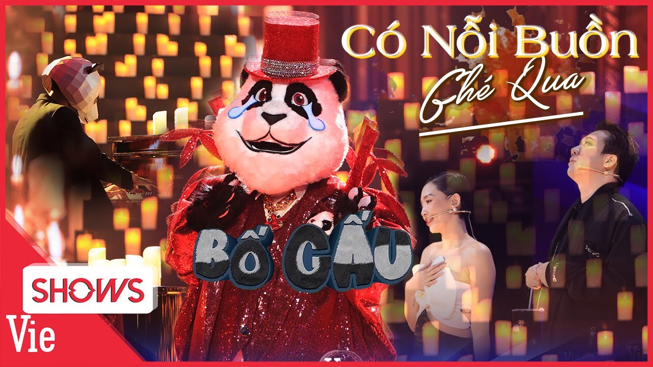 Bố Gấu kể chuyện bằng chất giọng trầm ấm, hát Có Nỗi Buồn Ghé Qua nghe là suy | The Masked Singer