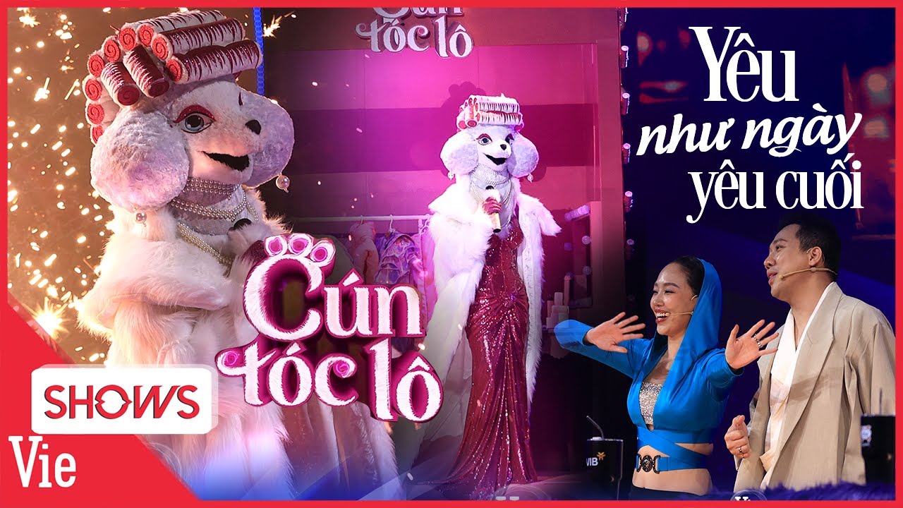 Cún Tóc Lô với giọng hát gây thương nhớ khiến Trấn Thành, Tóc Tiên bật khỏi The Masked Singer Mùa 2