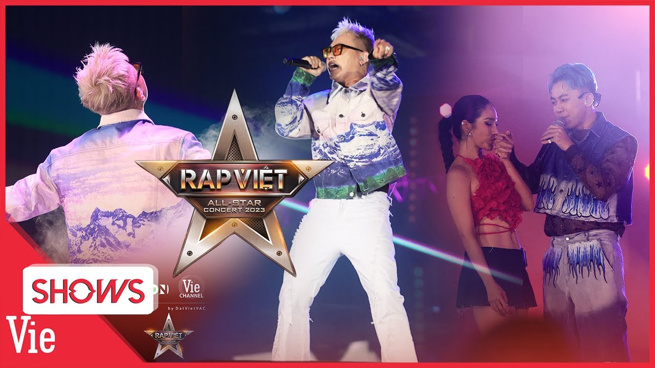 Huỳnh Công Hiếu x DT Tập Rap live cực đỉnh bùng nổ Đại nhạc hội Rap Việt All-star Concert 2023