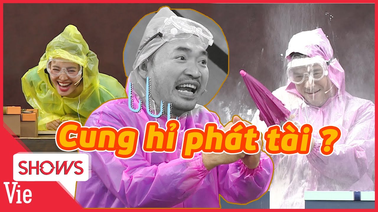 Tiến Luật bật ngửa vì Trương Thế Vinh "cung hỉ phát tài" mừng đám cưới, hứng trọn thau bột đau đớn