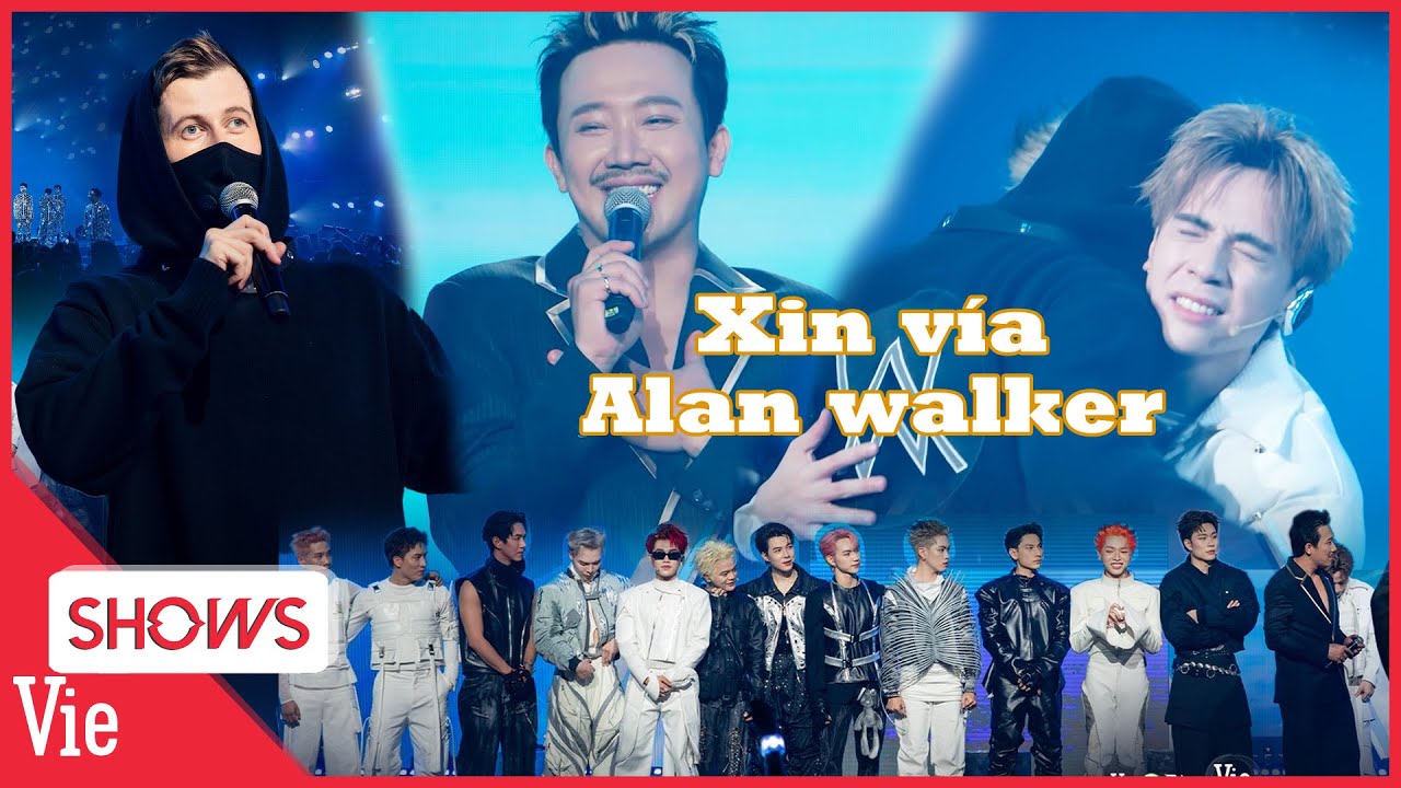 Khi DJ Hùng Muzik gặp DJ Alan walker, ôm xin vía cực dễ thương tại chung kết ANH TRAI SAY HI