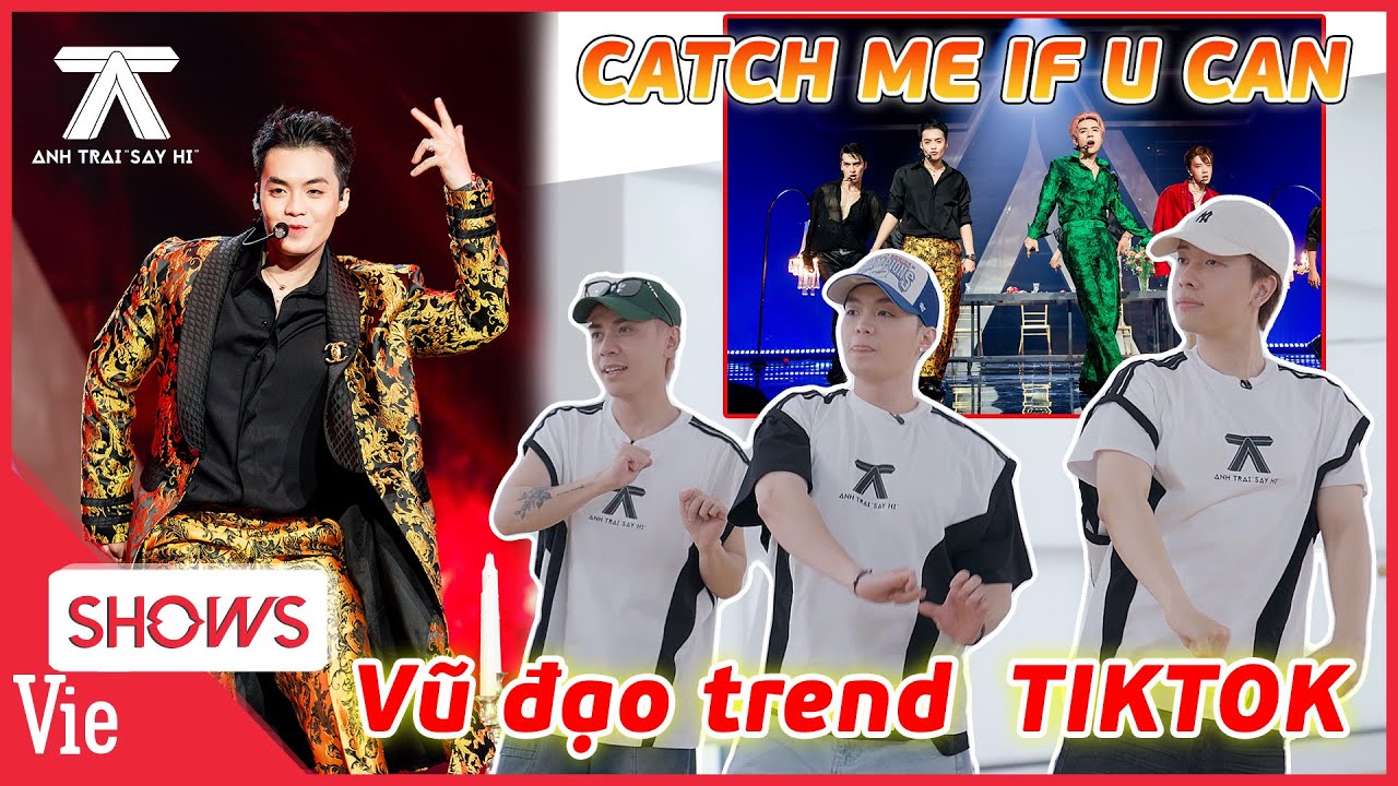 Negav - Quang Hùng MasterD viral điệu nhảy vô tri dễ thương CATCH ME IF U CAN để tạo trend TikTok