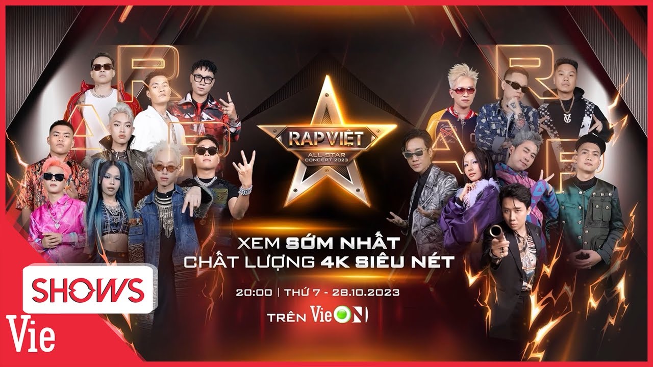 BÙNG NỔ đại nhạc hội Rap Việt All-Star Concert 2023