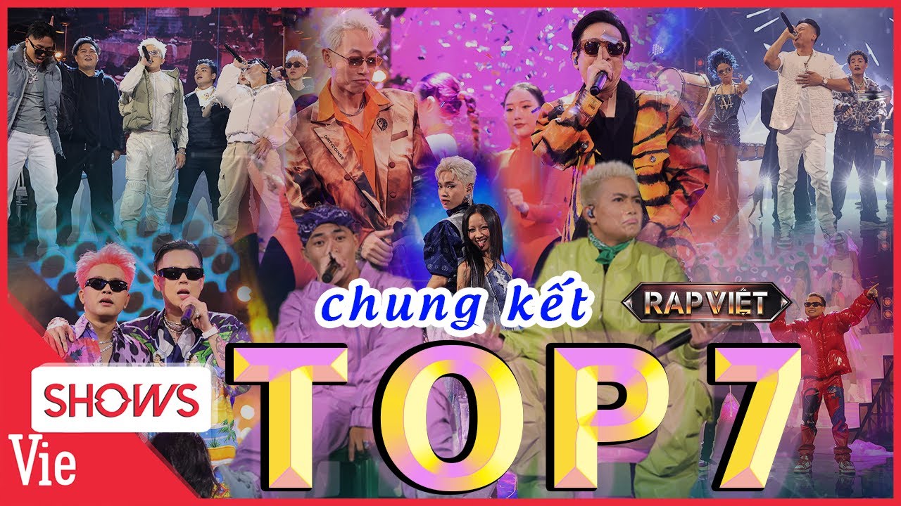 TỔNG HỢP FULL 7 tiết mục collab bùng nổ đêm chung kết RAP VIỆT MÙA 3 | playlist rap hay