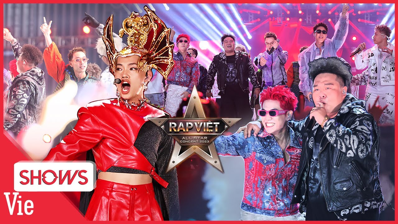 Pháp Kiều cùng Hội Không Nón mở màn cực cháy tại Đại nhạc hội Rap Việt All-star Concert 2023