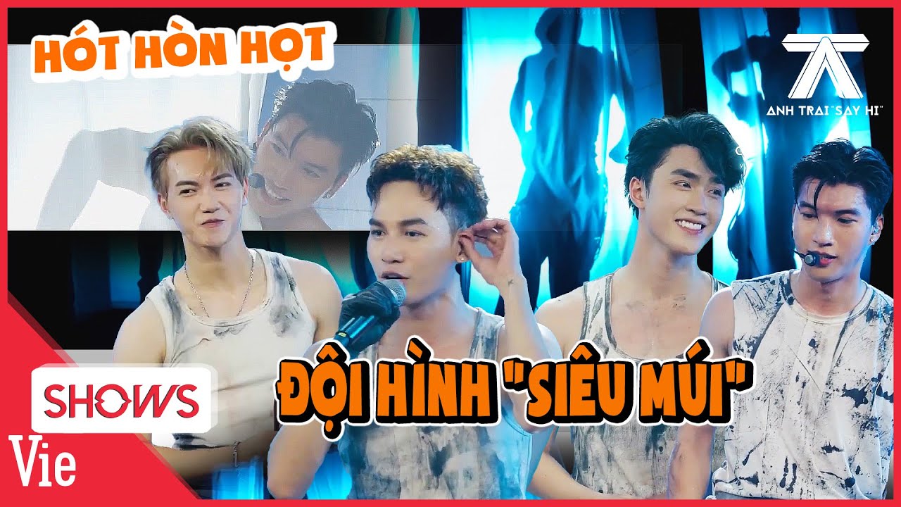 Team HIEUTHUHAI đốt mắt với màn khoe múi, Isaac chơi với lửa cực hot công diễn 2 | ANH TRI "SAY HI"