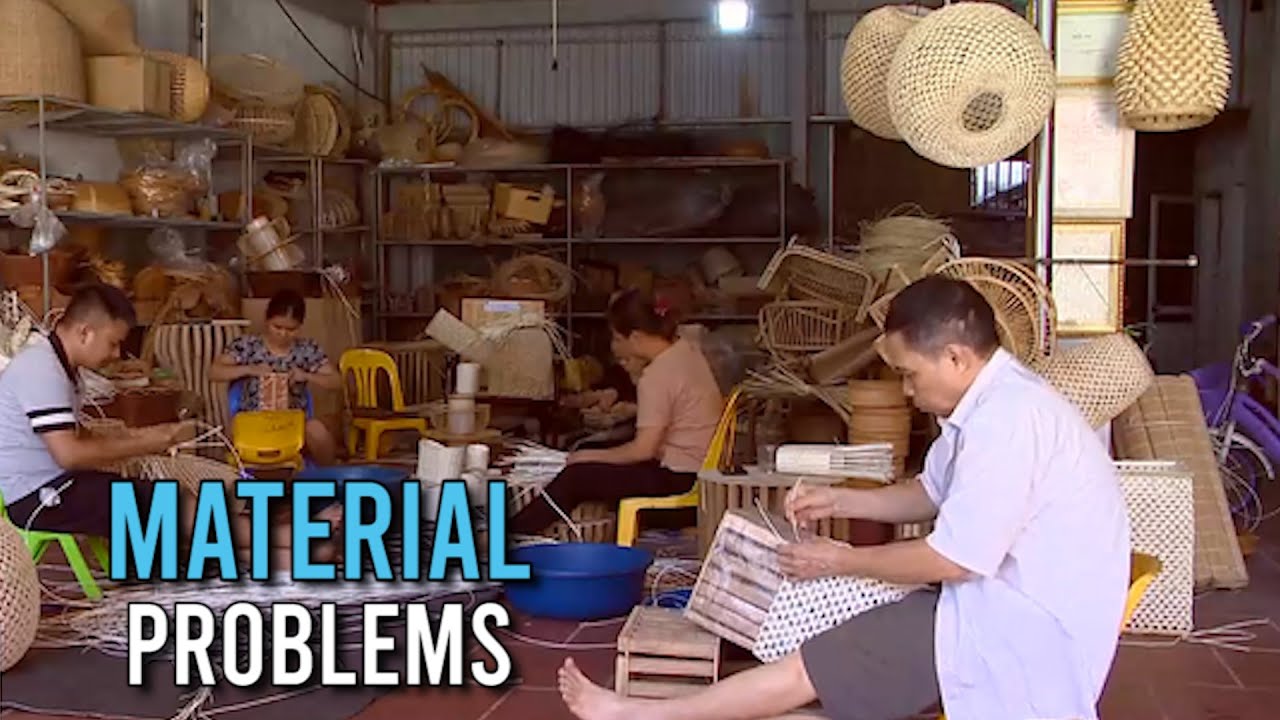 Traditional craft villages face material challenges┃Khó khăn nguyên liệu của làng nghề truyền thống