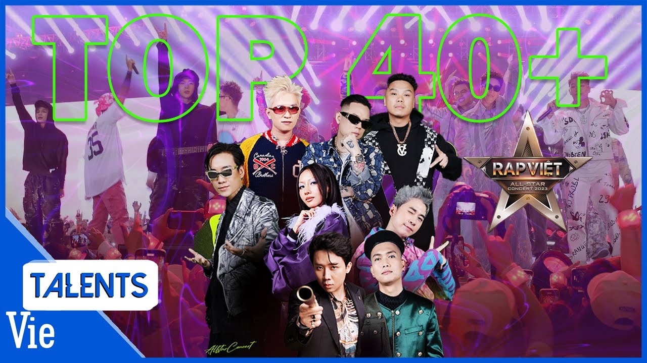 PLAYLIST RAP VIỆT CONCERT 2023 - TOP 40+ bản rap quẩy banh nóc xuất hiện cùng hơn 10.000 rapfan