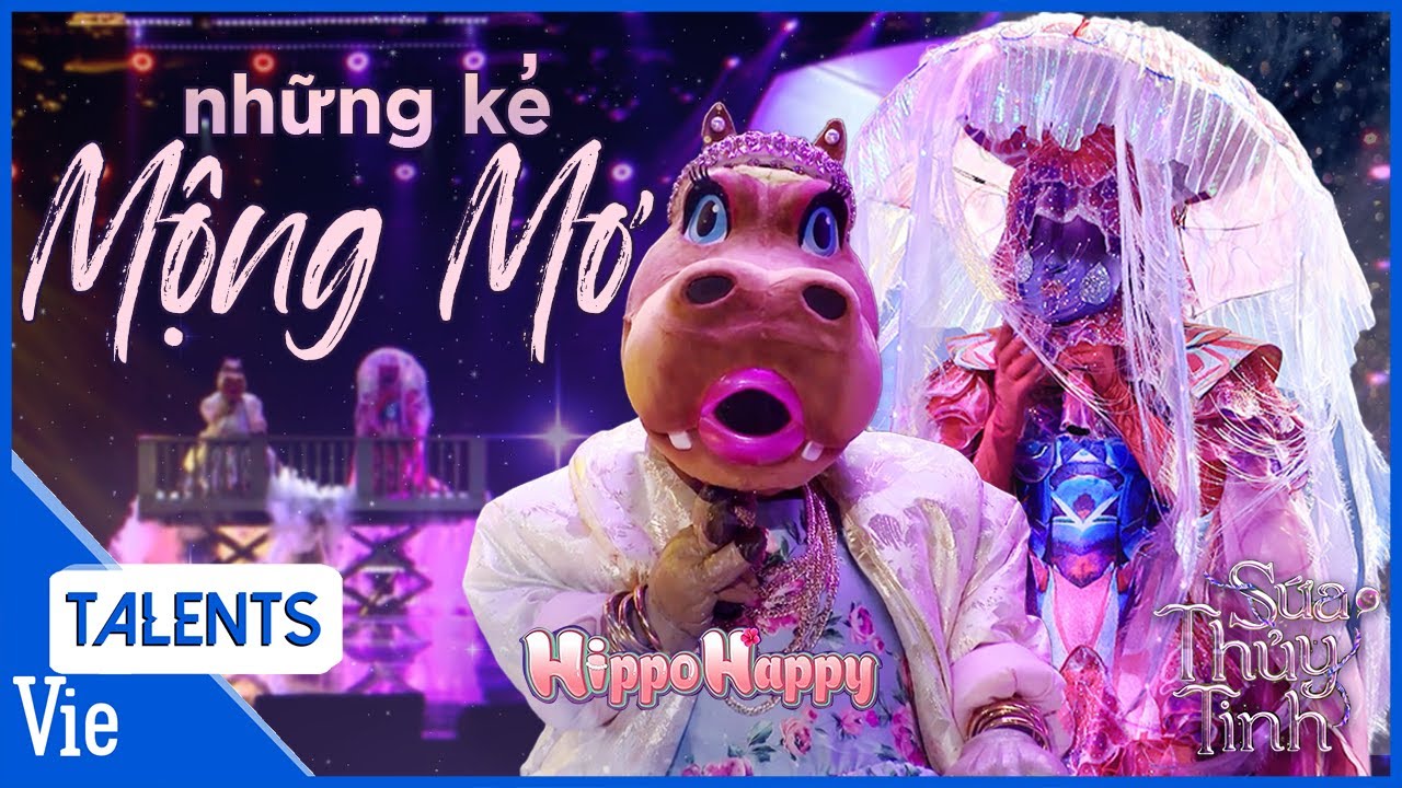 HippoHappy kết hợp cùng Sứa Thủy Tinh da diết cùng Những Kẻ Mộng Mơ quá cảm xúc | Ca Sĩ Mặt Nạ