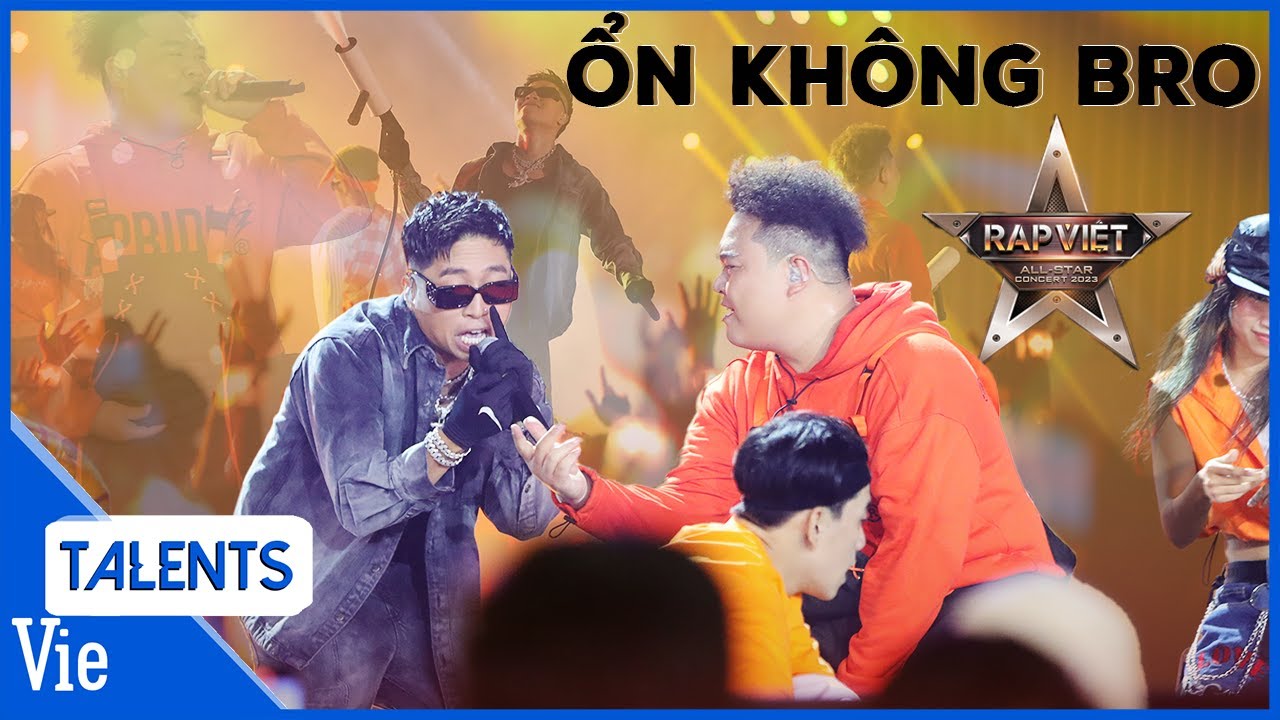 24K.Right cùng YunoBigboi đốt cháy sân khấu với Ổn Không Bro máu lửa tại Rap Việt Concert 2023