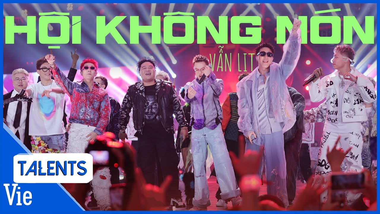 Quá đỉnh tiết mục CYPHER Vẫn Lit - Hội Không Nón mở màn chấn động tại Rap Việt Concert 2023