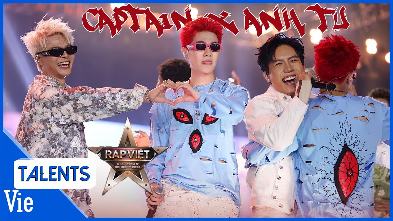 CAPTAIN boy bay tới sân khấu Rap Việt Concert 2023 cùng Anh Tú với Để Anh Sang cực cháy