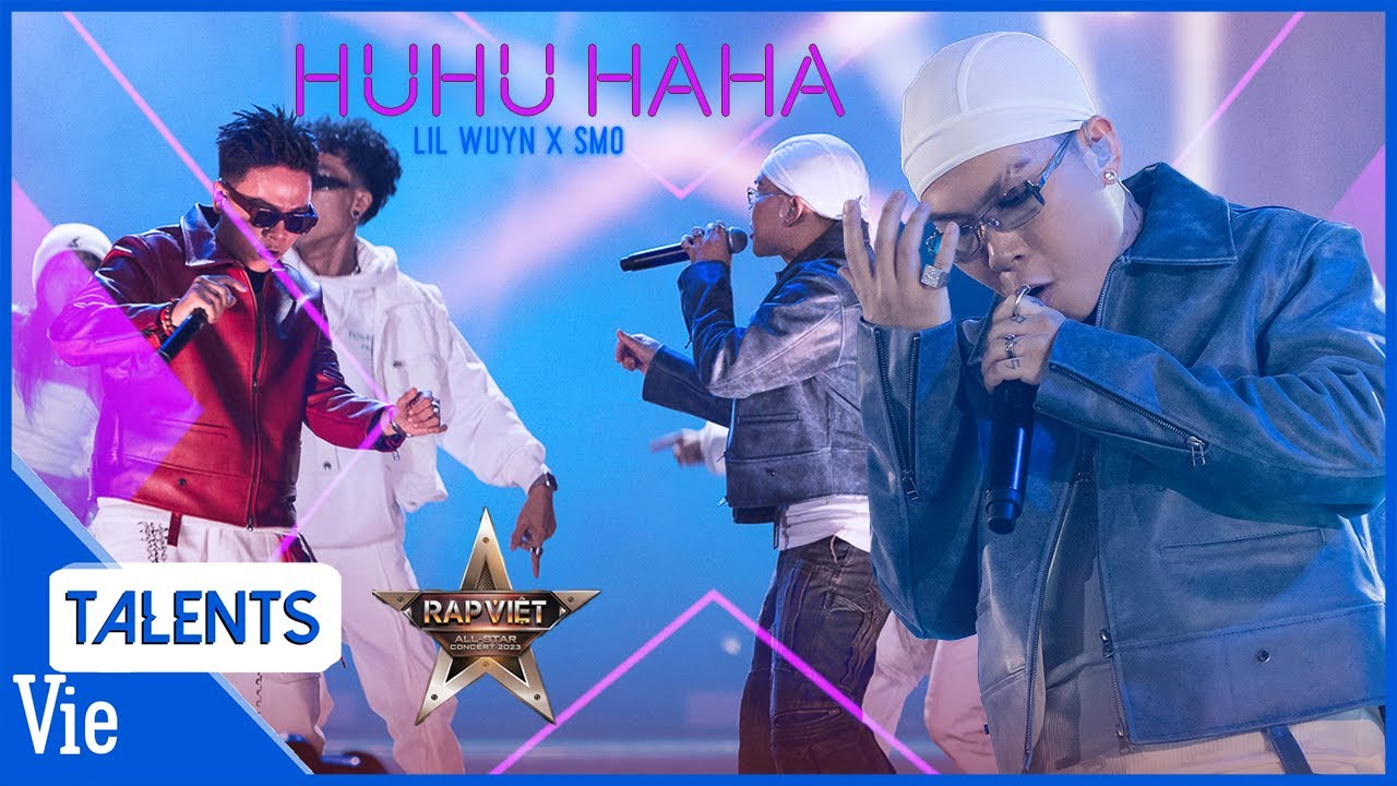 Bộ đôi LIL WUYN x SMO oach tạc cùng HUHU HAHA khiến sân khấu nóng bừng tại Rap Việt Concert 2023