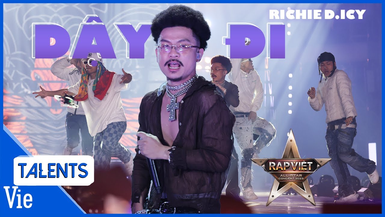 Thợ khoan Richie D.ICY bùng cháy sân khấu với Dậy Đi trên nền nhạc Drill | Rap Việt Concert 2023