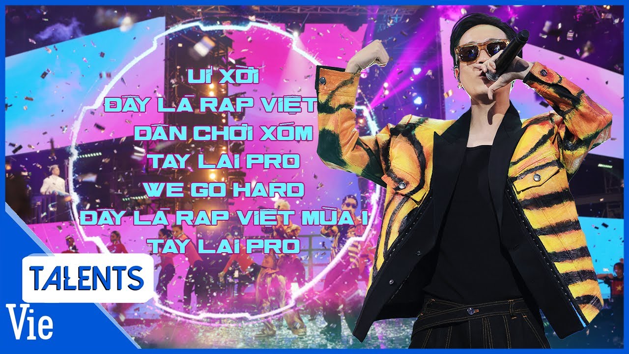 THÁNH ĐÓNG TUNE Justatee những lần tạo nên nhưng bản HIT 3 mùa Rap Việt | Playlist Rap Việt 2024