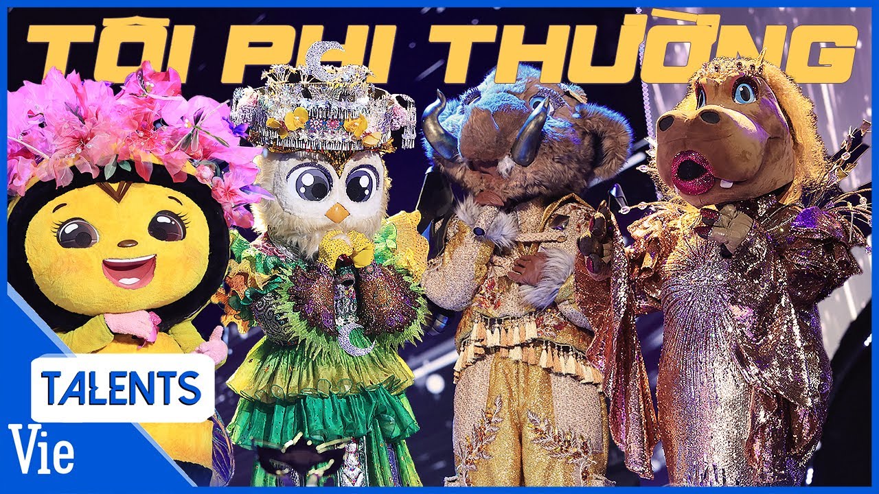 TÔI PHI THƯỜNG - Vỡ òa cảm xúc khi TOP 4 MASCOT hòa giọng cùng bài hát đầy hào hùng Ca Sĩ Mặt Nạ