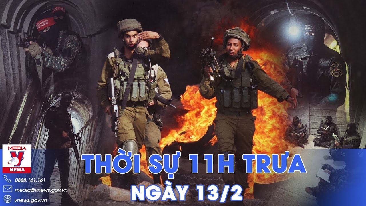 Thời sự 11h trưa 13/2. Mỹ, Jordan quyết đạt ngừng bắn ở Gaza; Mexico phá ổ ma túy lớn nhất - VNews