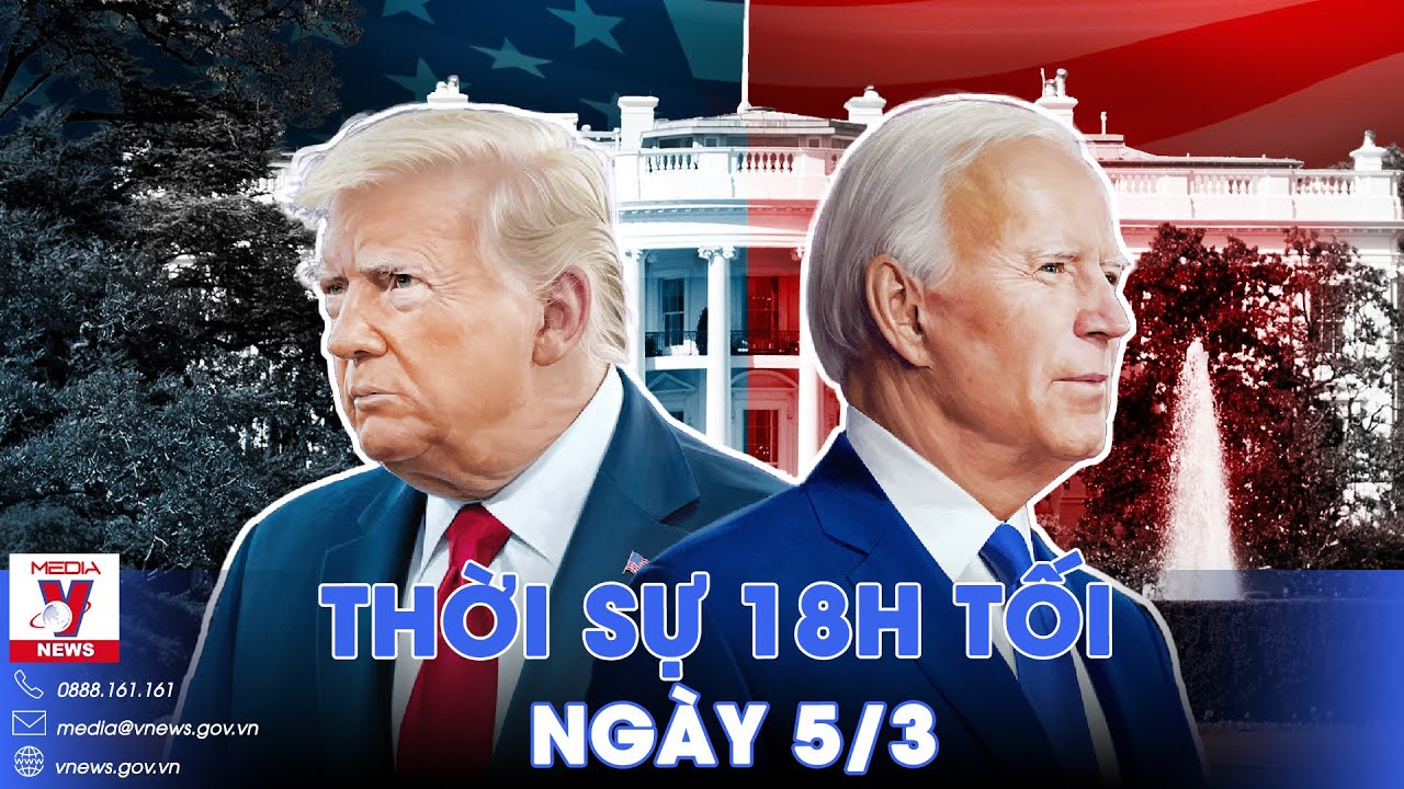 Thời sự 18h tối 5/3. Cựu Tổng thống Mỹ D.Trump chiến thắng tại bang North Dakota - VNews