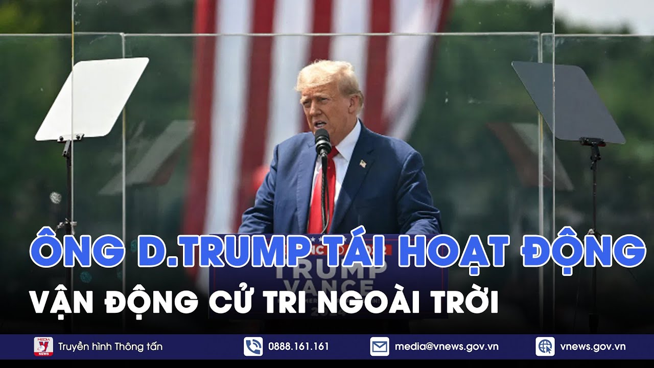 Bầu cử Mỹ: Ông D.Trump nối lại hoạt động vận động cử tri ngoài trời - VNews