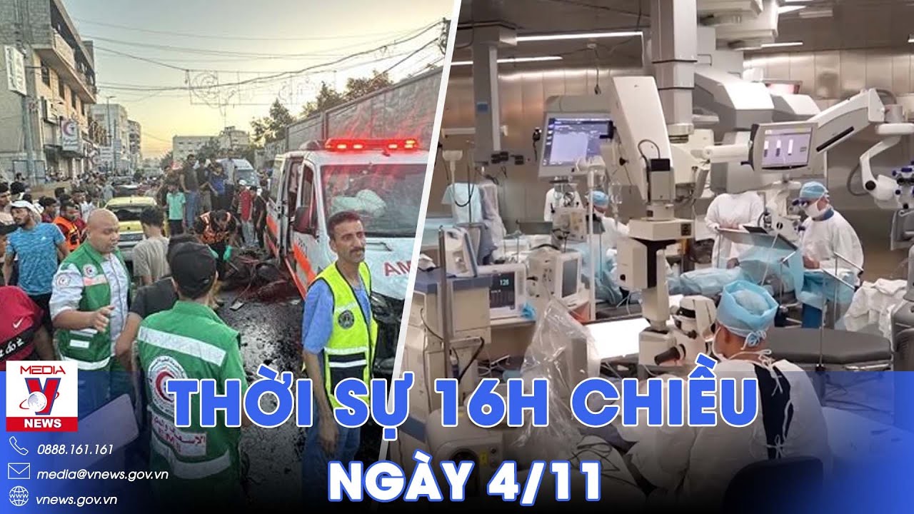 Thời sự 16h chiều ngày 4/11. Israel tấn công trường học ở Dải Gaza; Triển vọng hợp tác Nga-Việt