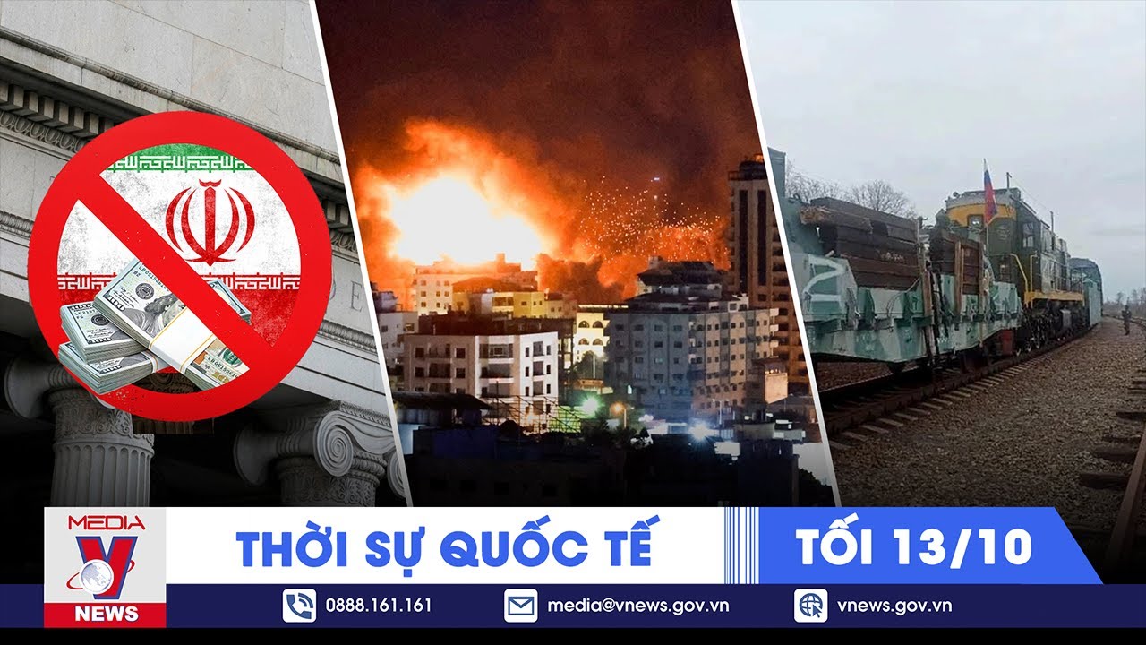 Thời sự Quốc tế tối 13/10. Israel truy quét Hamas, 1,1 triệu dân Palestine phải rời Dải Gaza?