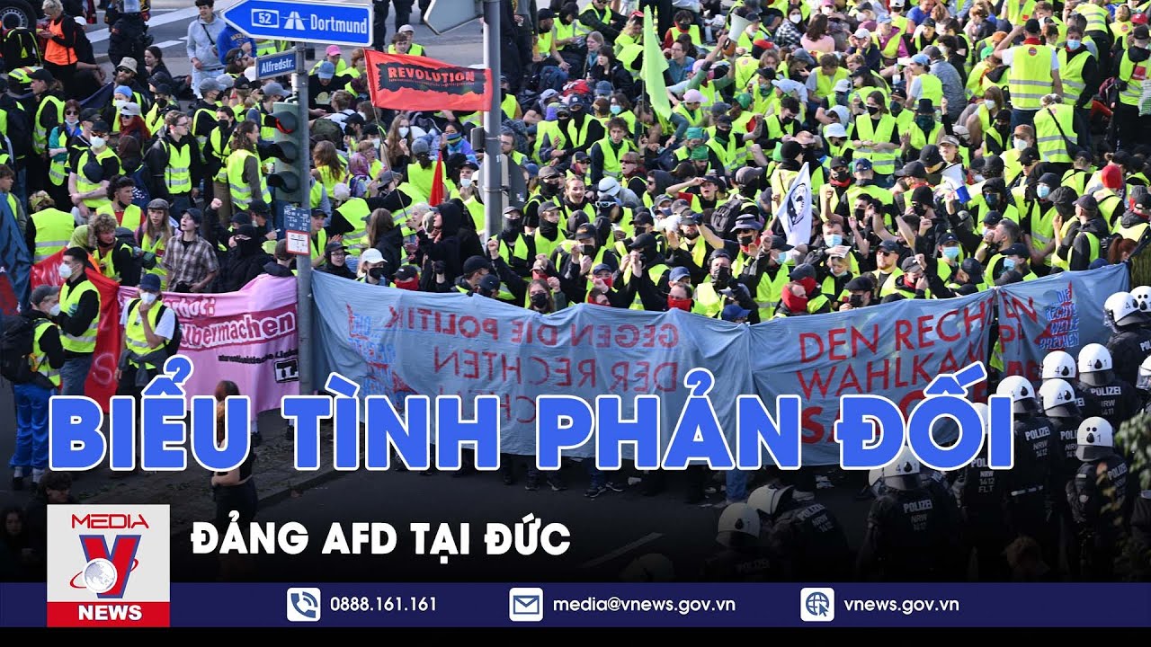 Biểu tình phản đối đảng AfD tại Đức - Tin Thế giới - VNews