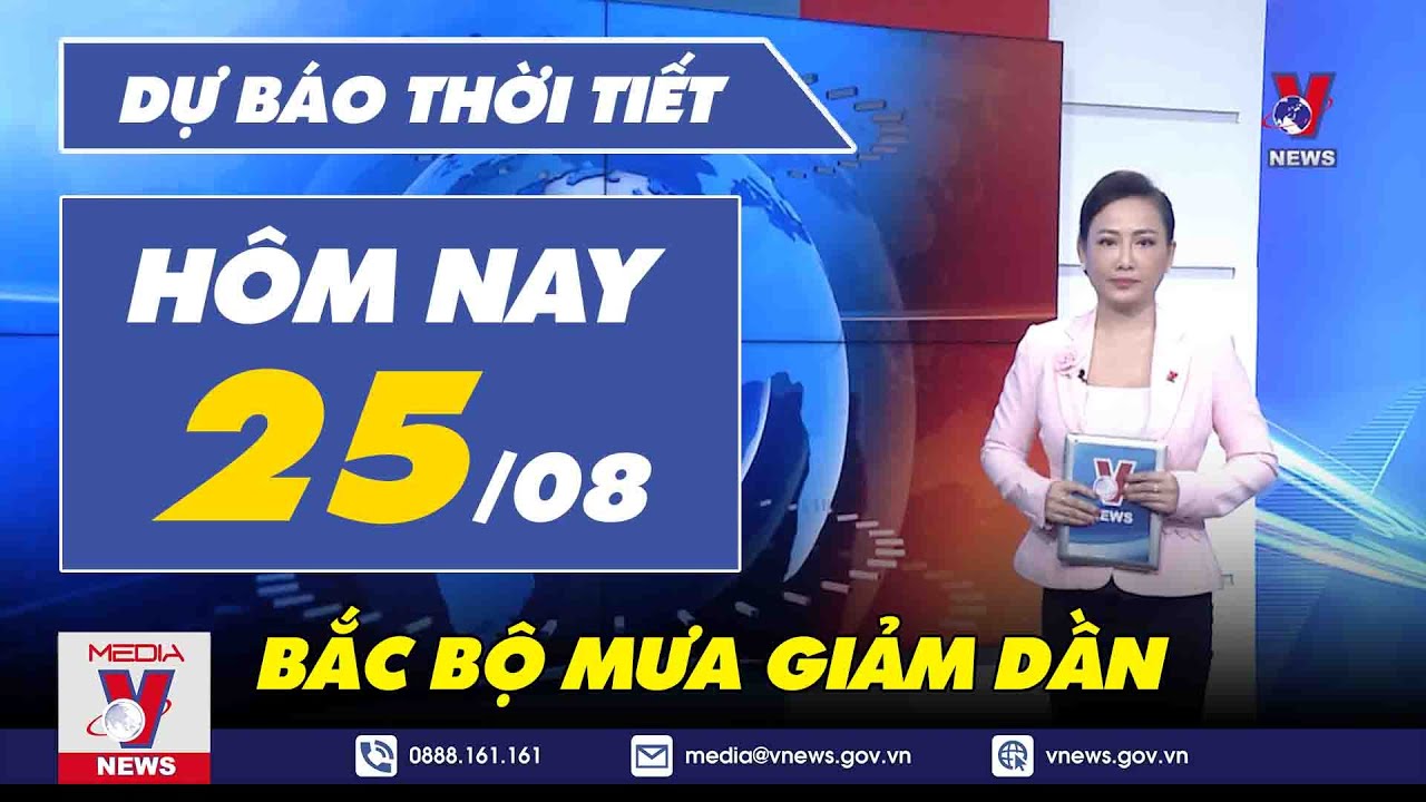 Dự báo thời tiết hôm nay mới nhất ngày 25/8. Miền núi Bắc bộ nguy cơ diễn ra sạt lở đất, lũ quét