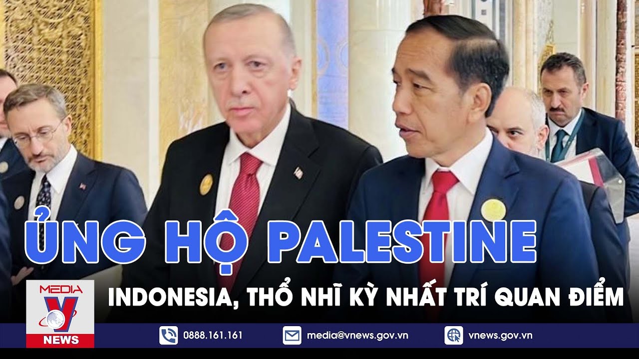 Indonesia, Thổ Nhĩ Kỳ nhất trí ủng hộ Palestine - Tin thế giới - VNews