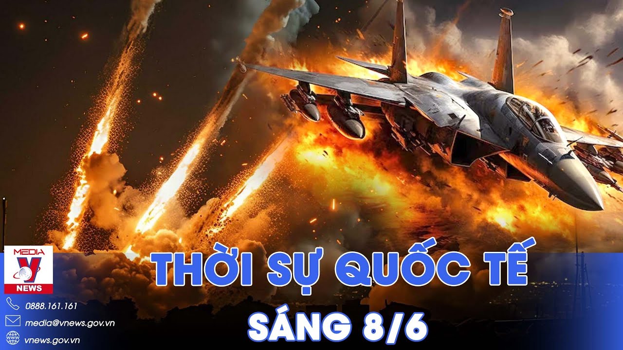 Thời sự Quốc tế sáng 8/6.Nga ồ ạt trút bom, dội tên lửa xóa sổ kho xuồng không người lái của Ukraine