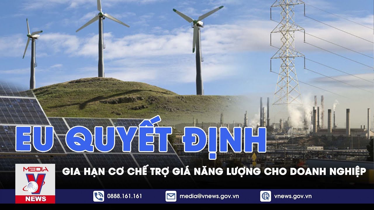 EU gia hạn cơ chế trợ giá năng lượng cho doanh nghiệp - VNews