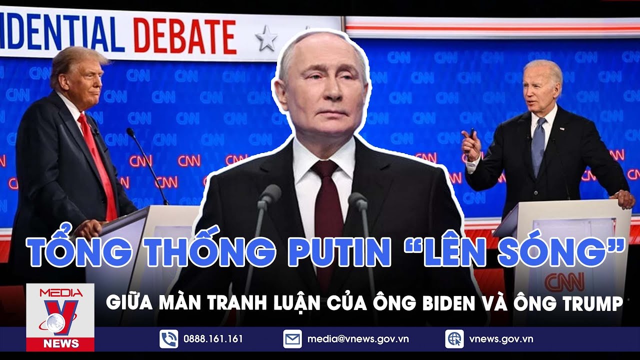 Tranh luận bầu cử Mỹ: Ông Trump và ông Biden tố nhau “khuyến khích” ông Putin hành động ở Ukraine"