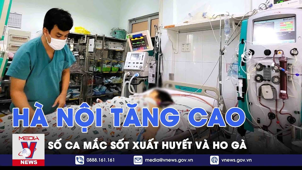 Số ca mắc sốt xuất huyết và ho gà tại Hà Nội tăng cao - VNews