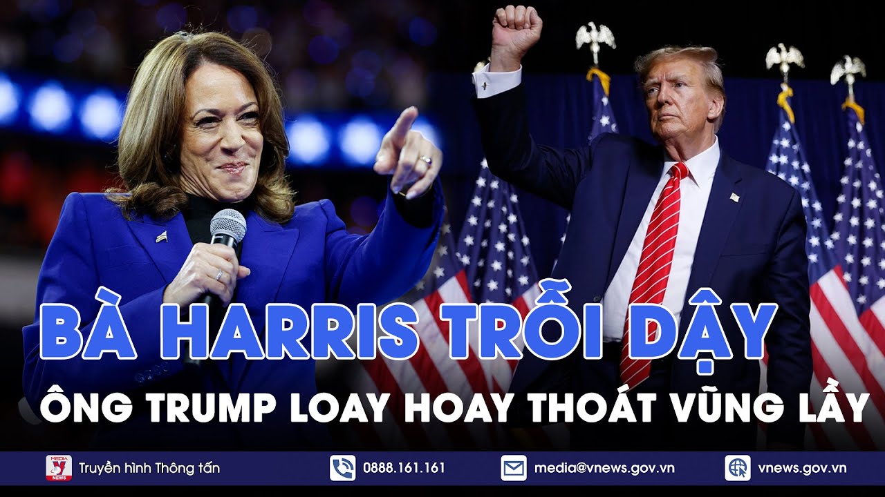 Bà Harris kéo dài “kỳ trăng mật” tranh cử , ông Trump vã mồ hôi tìm lối thoát vũng lầy - VNews