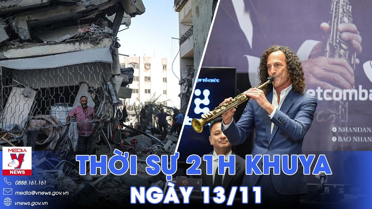 Thời sự 21h khuya ngày 13/11. Thảm hoạ tàn khốc tại Gaza; Đêm nhạc Kenny G Live In Vietnam - VNews