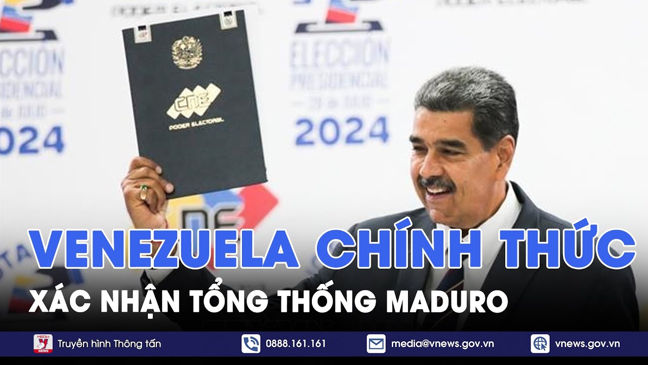 Venezuela chính thức xác nhận Tổng thống Maduro thắng cử - Tin Thế giới - VNews