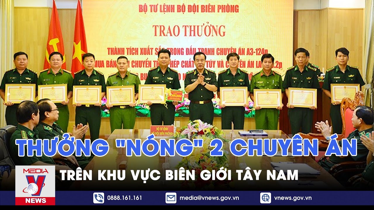 Thưởng "nóng" hai chuyên án ma túy, pháo lậu trên khu vực biên giới Tây Nam